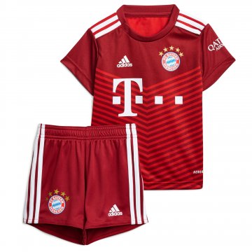 Bayern Munich 2021-22 Home Kid's Soccer Jersey+Short
