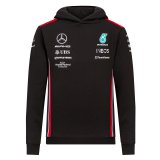 #Hoodie Mercedes-AMG Petronas 2023 Black F1 Team Sweatshirt Men's