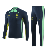 Brazil Navy Soccer Sweatshirt + Pants Men's 2023