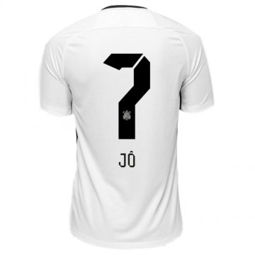 2017-18 Corinthians Home White Football Jersey Shirts João Alves #7