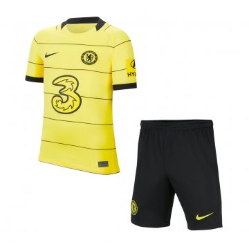 Chelsea 2021-22 Away Soccer Jerseys + Short Kid's