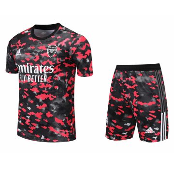 2021-22 Arsenal Red Football Training Suit (Shirt + Short) Men's