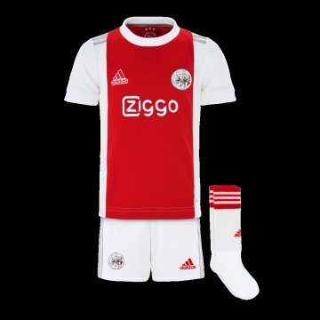 Ajax 2021-22 Home Kid's Soccer Jersey+Short+Socks