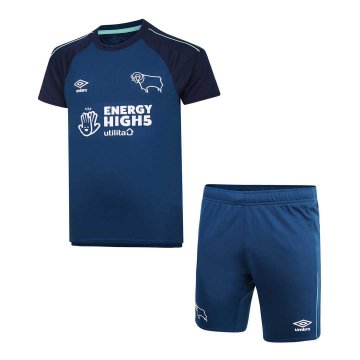 2020-21 Derby County Away Kids Football Kit(Shirt+Shorts)