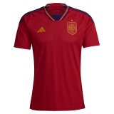 Spain 2022 Home Soccer Jerseys Men's