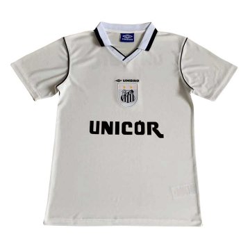 1999 Santos FC Retro Home Football Jersey Shirts Men's