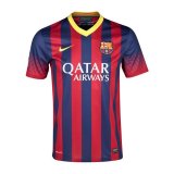 #Retro Barcelona 2013-2014 Home Soccer Jerseys Men's