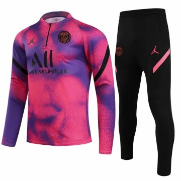 PSG x Jordan 2021-22 Pink Soccer Training Suit Men's