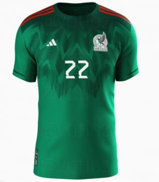 Mexico 2022 Home Soccer Jerseys Men's