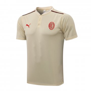 AC Milan 2021-22 Apricot Soccer Polo Jerseys Men's