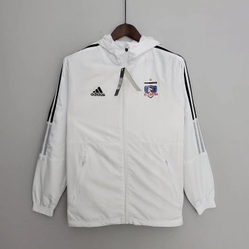 Colo Colo 2022-23 White Soccer Windrunner Jacket Men's