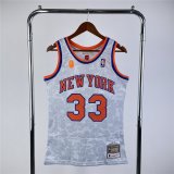 Patrick Ewing -33 New York Knicks 1991-92 White Lunar New Year Mitchell & Ness Hardwood Classics Swingman Jersey Men's