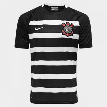 Corinthians Away Black Football Jersey Shirts 2016-17