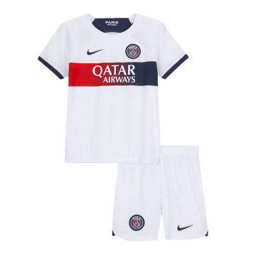 PSG 2023/24 Away Soccer Jerseys + Short Kid's