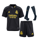 Real Madrid 2023-24 Third Away Soccer Jerseys + Short + Socks Kid's