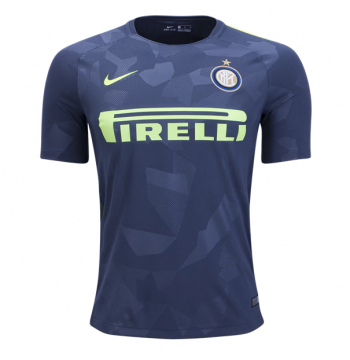 2017-18 Inter Milan Third Black Football Jersey Shirts