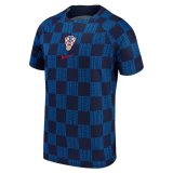 #Pre-Match Croatia 2022 Blue Soccer Training Jerseys Men's