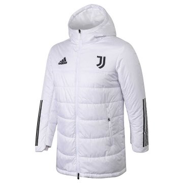 2020-21 Juventus White Men's Football Winter Jacket