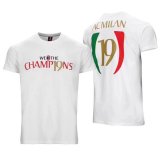 AC Milan 2021-22 19 Serie A Champions White Soccer Jerseys Men's