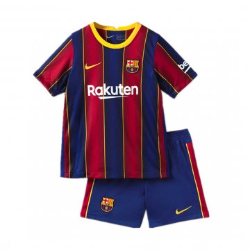 2020-21 Barcelona Home Kids Football Kit(Shirt+Shorts)