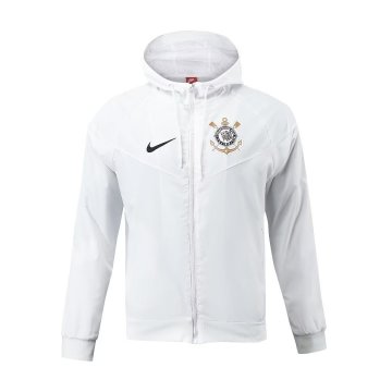 Corinthians 2023-24 White All Weather Windrunner Soccer Jacket Men's