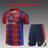 Barcelona 2024-25 Red - Blue Soccer Jerseys + Short Kid's