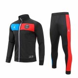 2019-20 Paris St. Germain x Jordan Black II Men's Football Training Suit (Jacket + Pants)