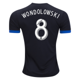 2017-18 San Jose Earthquakes Home Blue Football Jersey Shirts Wondolowski #8
