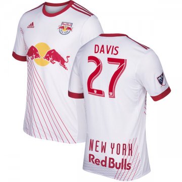 2016-17 New York Red Bulls Home Football Jersey Shirts Davis #27