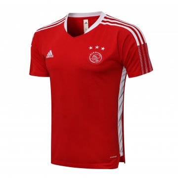 Ajax 2021-22 Red Soccer Training Jerseys Men's