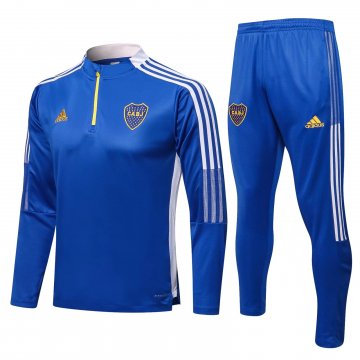 Boca Juniors 2021-22 Blue Soccer Training Suit Men's