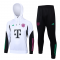 #Hoodie Bayern Munich 2023-24 White Soccer Training Suit Men's