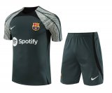 Barcelona 2023-24 Dark Grey Soccer Jerseys + Short Men's