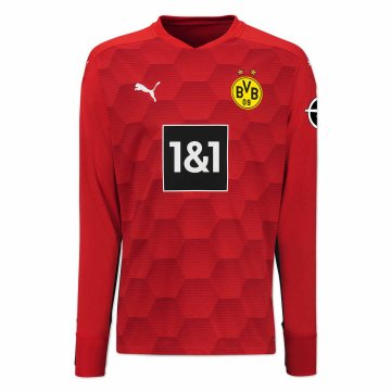 2020-21 Borussia Dortmund Goalkeeper Red LS Men's Football Jersey Shirts