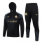 #Hoodie Olympique Marseille 2023-24 Black Soccer Training Suit Men's