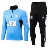 Feyenoord 2022-23 Light Blue Soccer Training Suit Men's