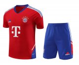 Bayern Munich 2023-24 Red Soccer Jerseys + Short Men's