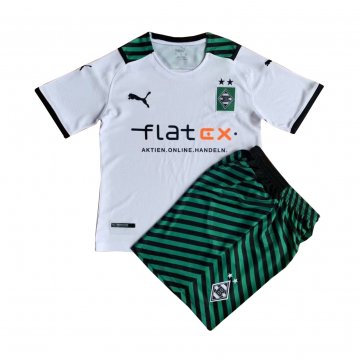 2021-22 VfL Borussia Monchengladbach Home Football Jersey Shirts + Short Kid's