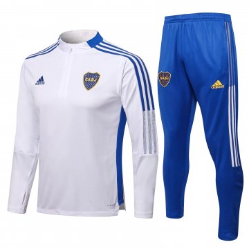 Boca Juniors 2021-22 White Soccer Training Suit Men's