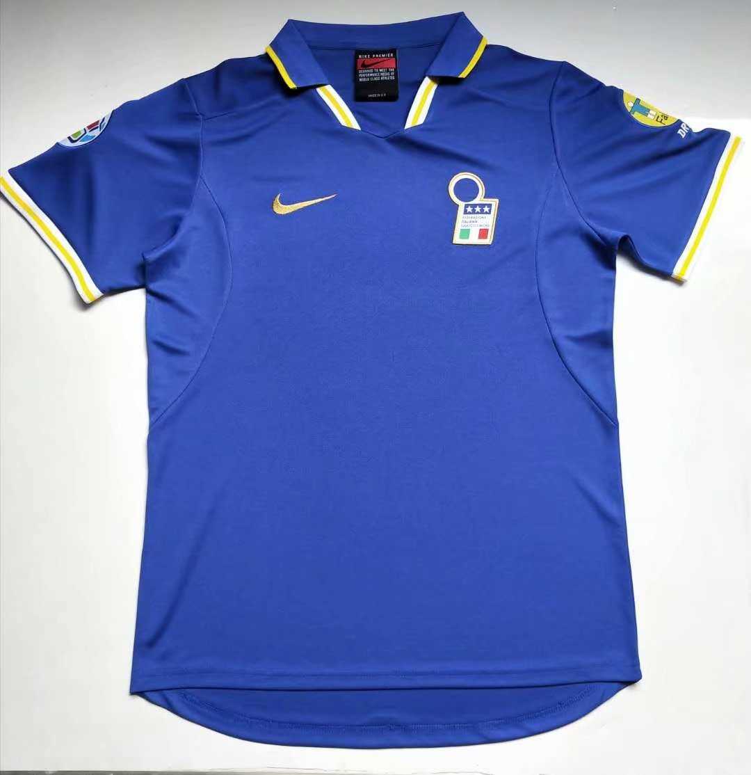 1998 Italy Retro Home Men's Football Jersey Shirts