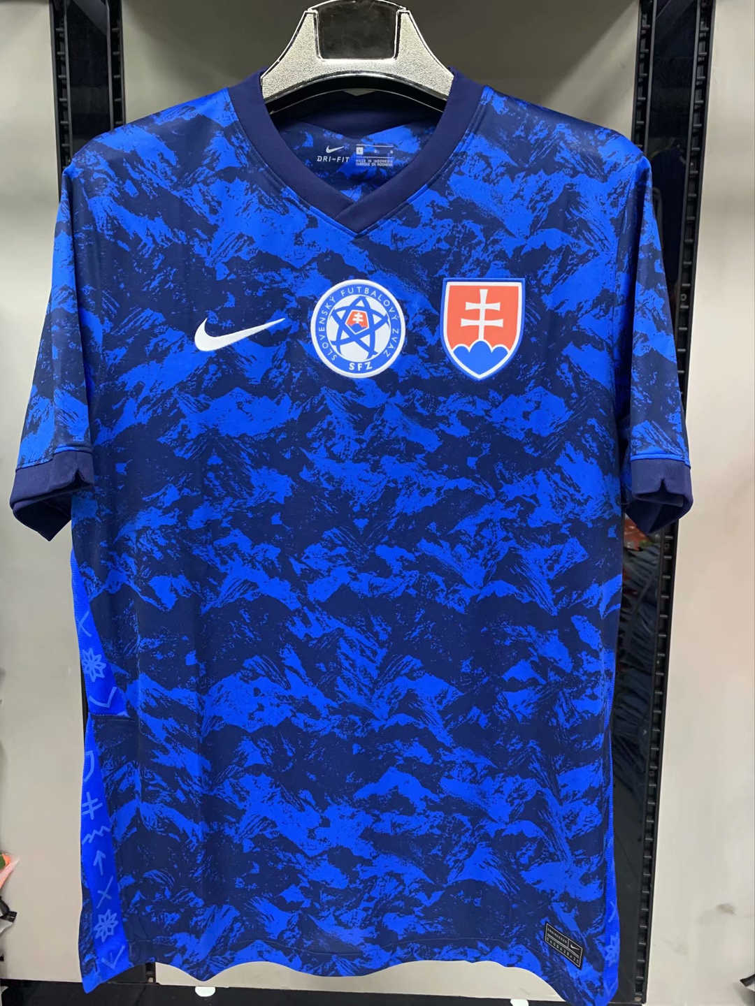 2020-21 Slovakia Home Football Jersey Shirts Men's 