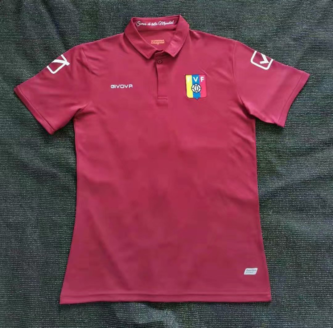 2021 Venezuela Home Football Jersey Shirts Men's