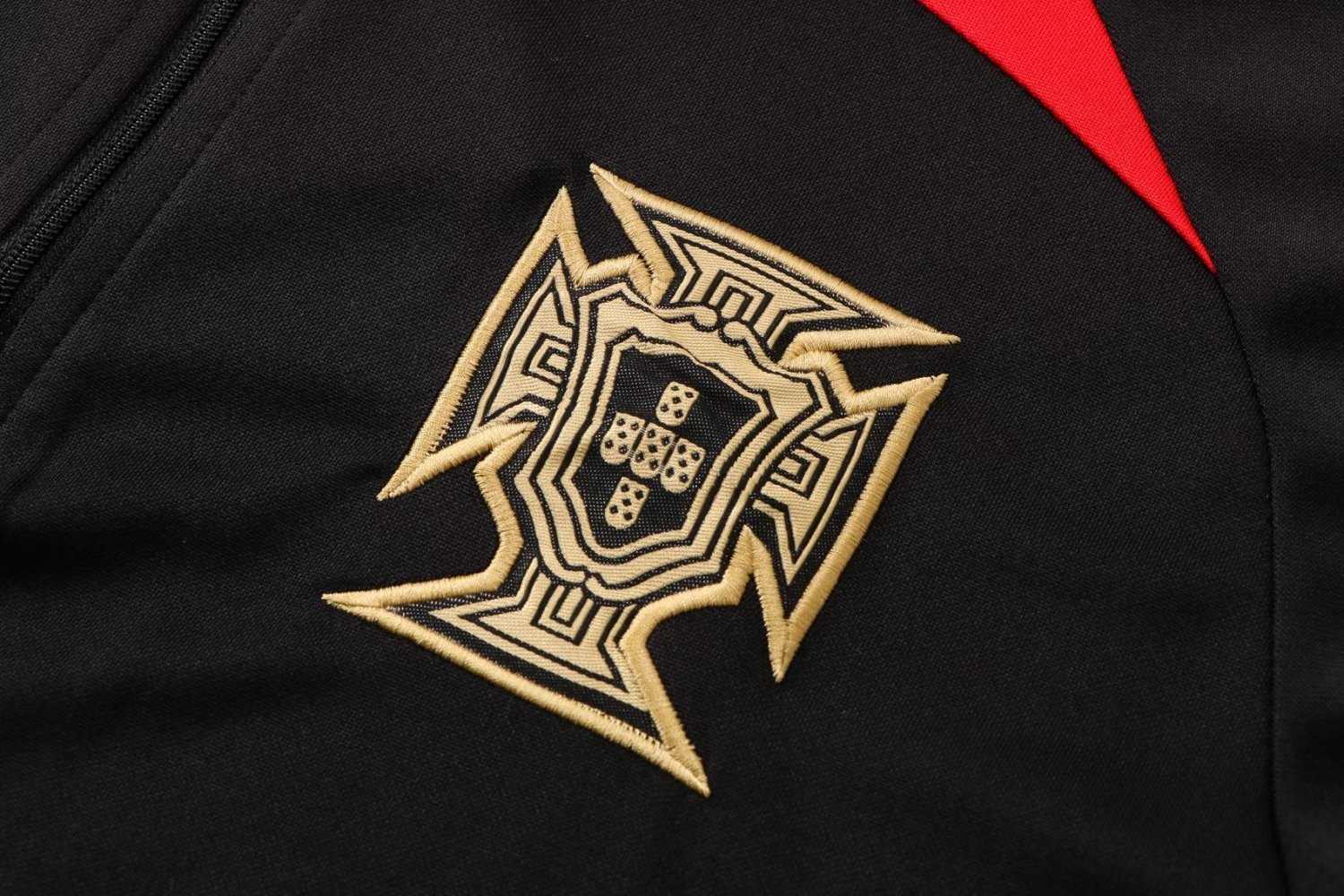 Portugal 2022 Black Soccer Training Suit  Men's