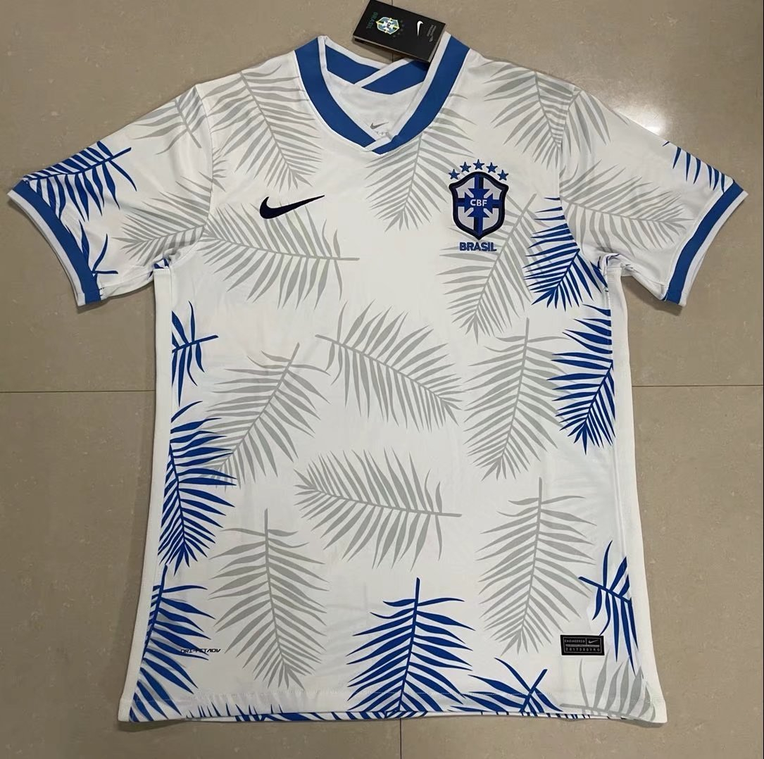 Brazil 2022 Special Edition White Soccer Jerseys Men's