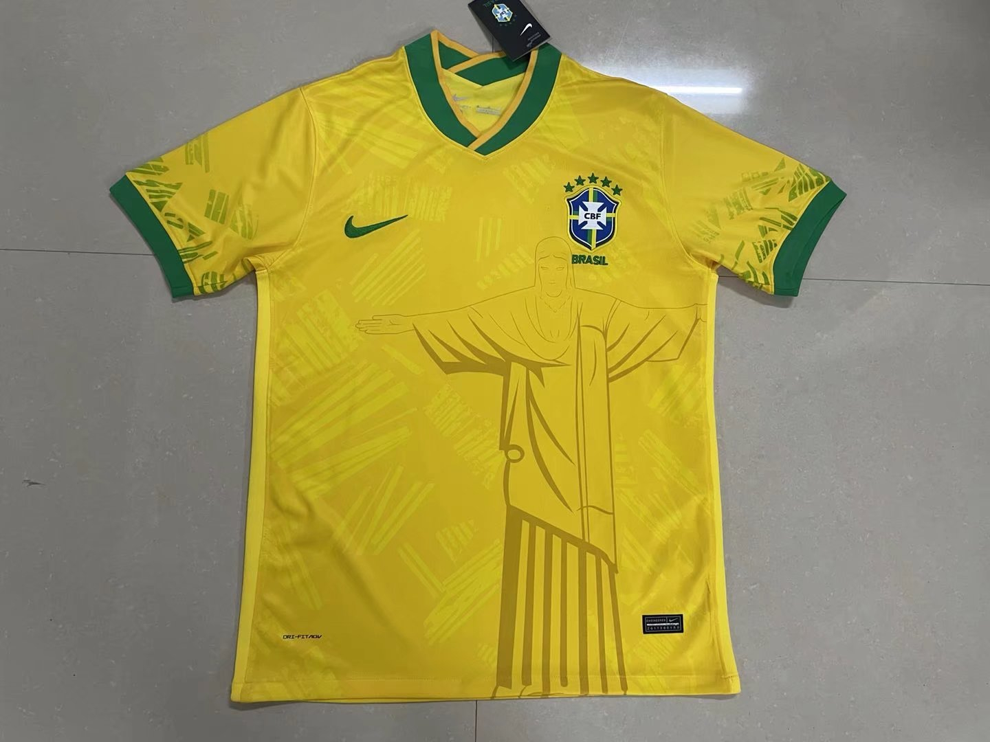 Brazil 2022 Special Edition Yellow Soccer Jerseys Men's