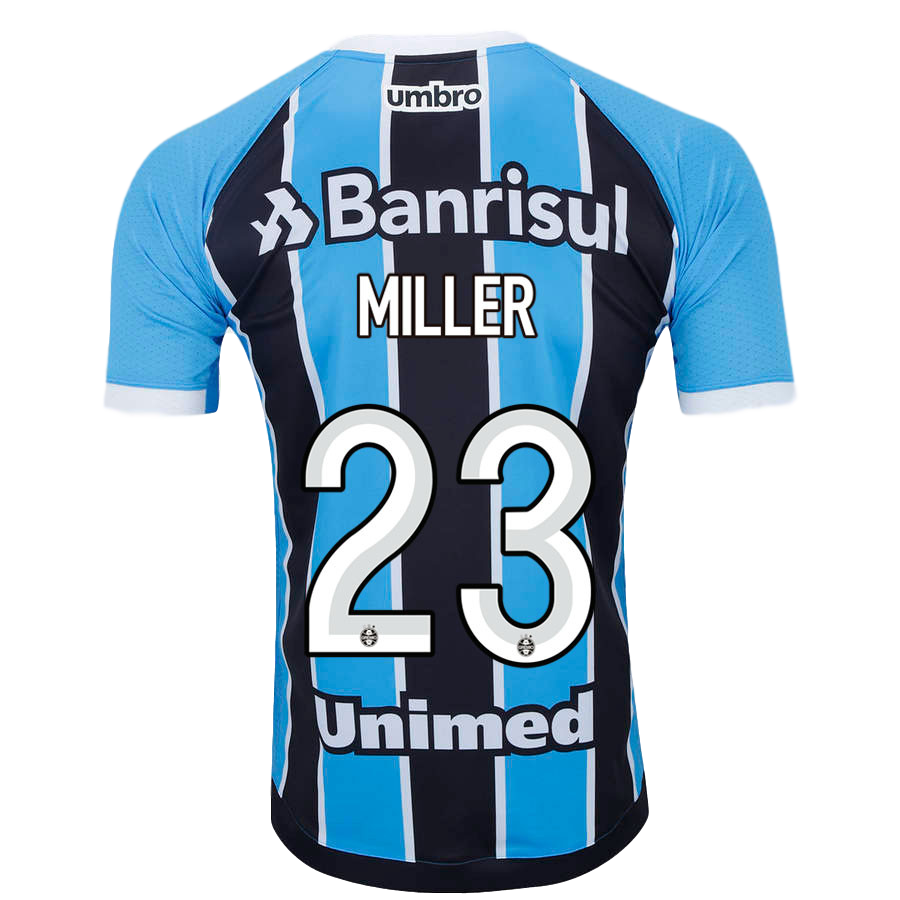 2017-18 Gremio home blue Football Jersey Shirts Miller Bolaños #23