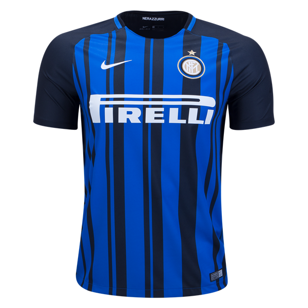 2017-18 Inter Milan Home Blue Football Jersey Shirts