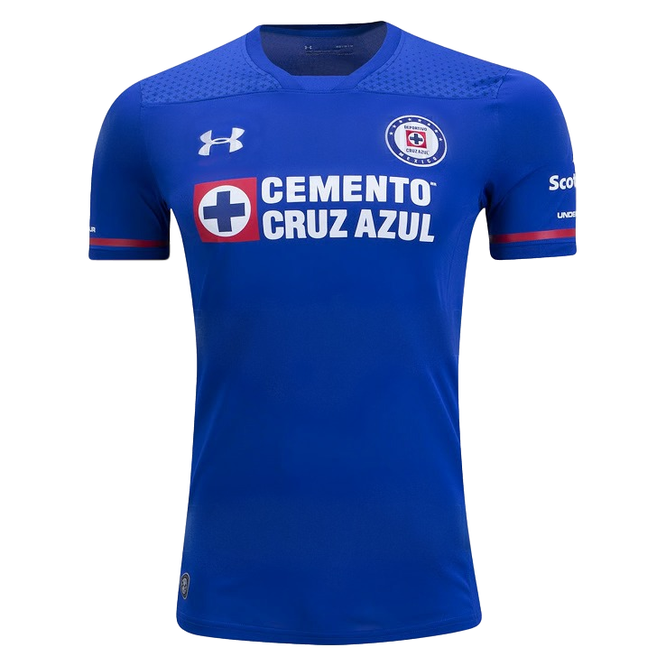 2017-18 Cruz Azul Home Blue Football Jersey Shirts